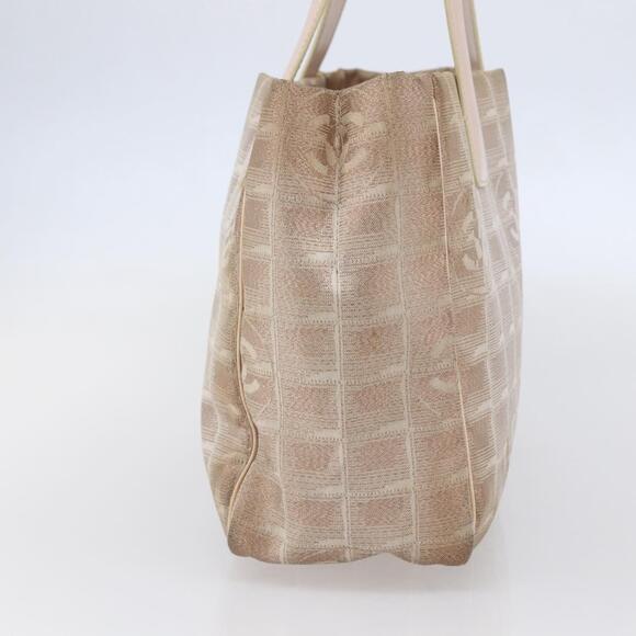 CHANEL New Travel Line Tote Bag Nylon Pink CC Auth BA7298 - Picture 4 of 16